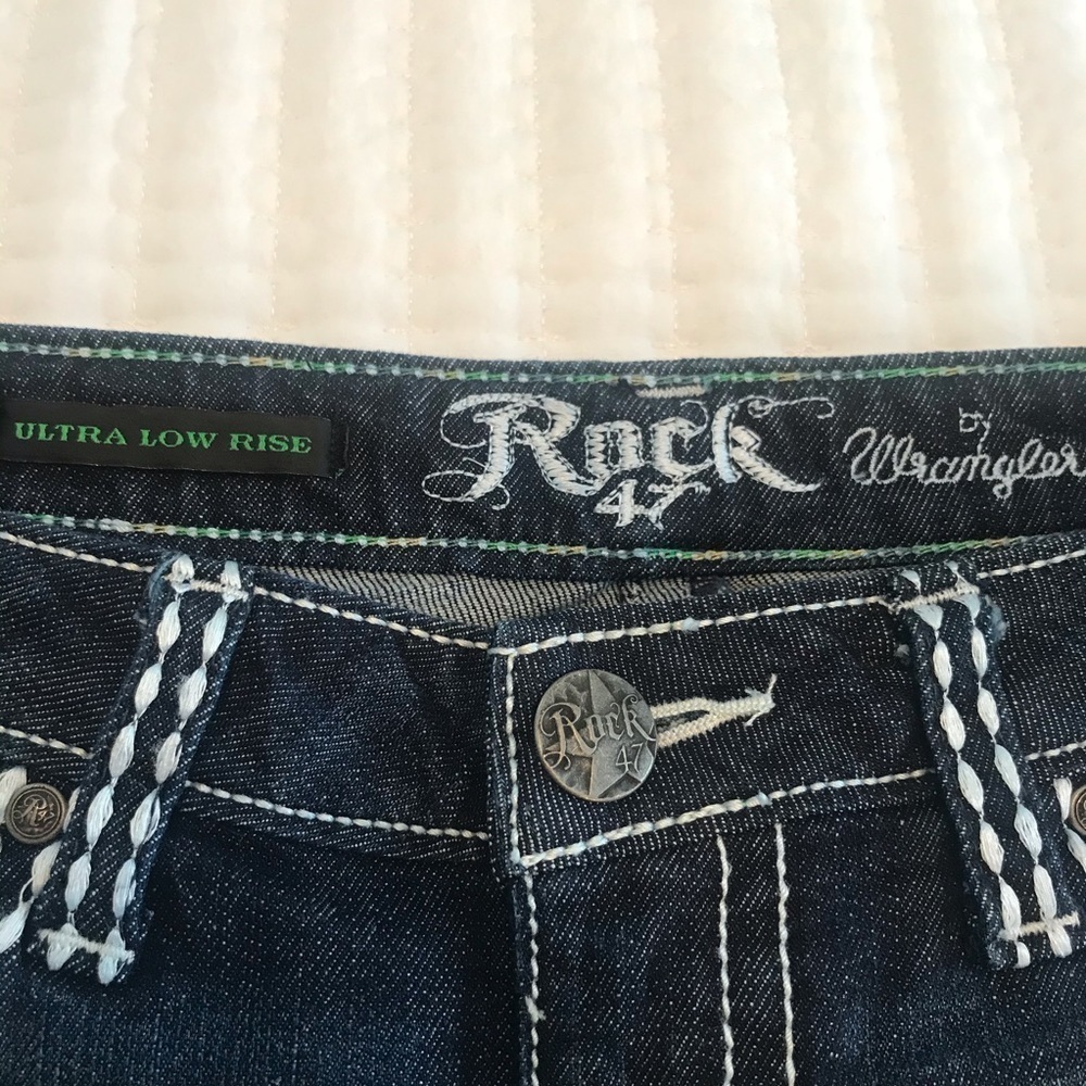 Rock 47 Denim Mini Skirt by Wrangler - Picture 4 of 7
